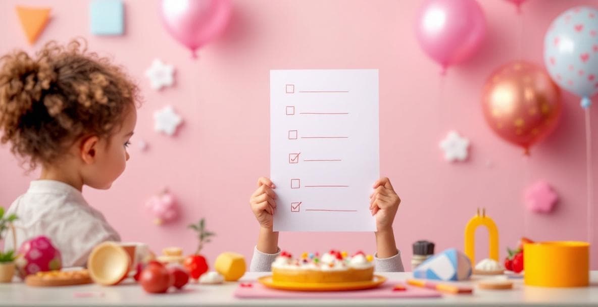 Checklist Completo para Organizar uma Festa Infantil